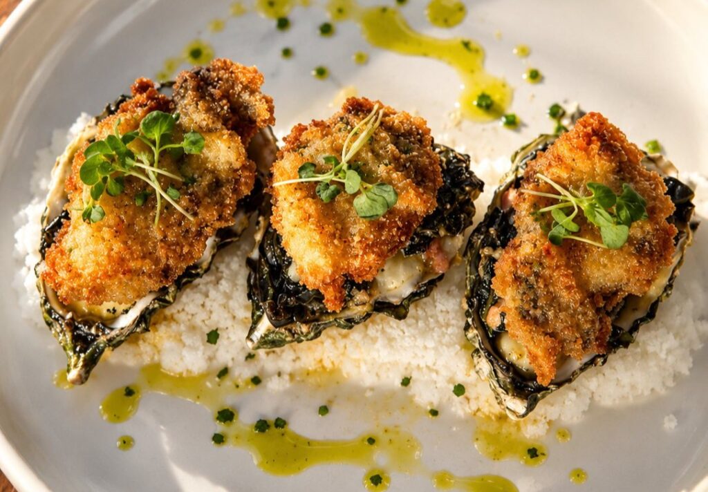 Gussin’s oysters Rockefeller